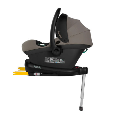 Lionelo Astrid i-Size Set Plus - автокресло для новорожденных с базой ISOFIX (40-87 см/ 0-24 мес) • Beige Taupe