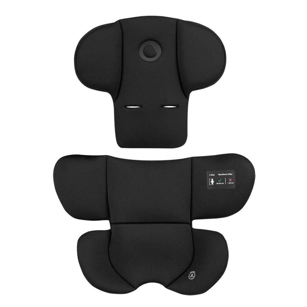 Lionelo Astrid i-Size Set Plus - автокресло для новорожденных с базой ISOFIX (40-87 см/ 0-24 мес) • Black Onyx