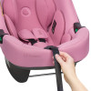 Lionelo Astrid i-Size Set Plus - автокресло для новорожденных с базой ISOFIX (40-87 см/ 0-24 мес) • Pink Coral