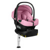 Lionelo Astrid i-Size Set Plus - автокресло для новорожденных с базой ISOFIX (40-87 см/ 0-24 мес) • Pink Coral