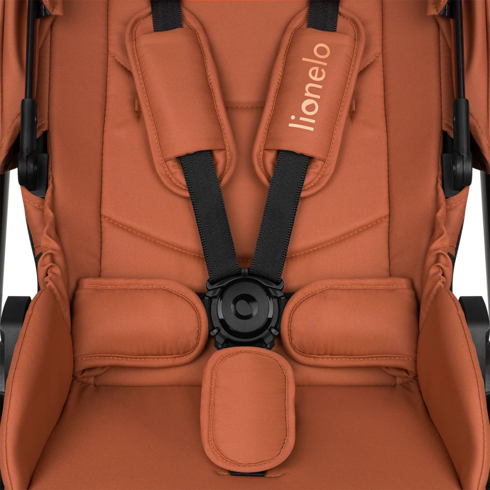 Lionelo Layla 2в1 - детская коляска 2 в 1, универсальная коляска с большими колесами • Brown Rust