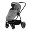 Lionelo Meril 2в1 - детская коляска 2 в 1, коляска с большими колесами, просторная люлька • Grey Stone