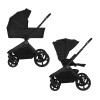 Lionelo Freya 2в1 - детская коляска 2 в 1, люлька складывается вместе с рамой • Black Onyx