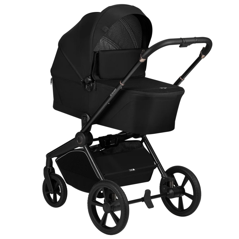 Lionelo Freya 2в1 - детская коляска 2 в 1, люлька складывается вместе с рамой • Black Onyx