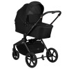 Lionelo Freya 2в1 - детская коляска 2 в 1, люлька складывается вместе с рамой • Black Onyx