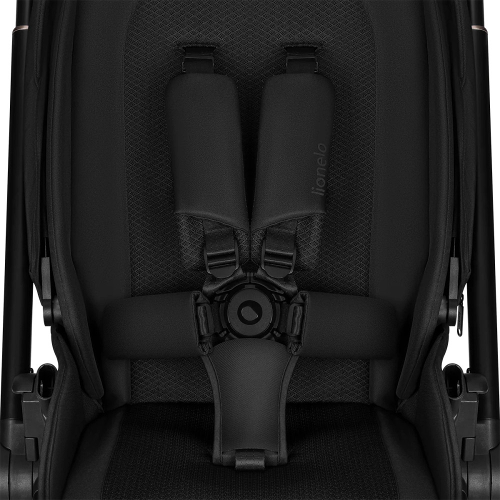 Lionelo Freya 3в1 - детская коляска 3 в 1 с автокреслом, люлька складывается вместе с рамой • Black Onyx