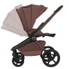 Lionelo Freya 3в1 - детская коляска 3 в 1 с автокреслом, люлька складывается вместе с рамой • Brown Chocolate