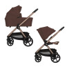 Lionelo Carmine 2в1 - детская коляска 2 в 1 • Brown Chocolate