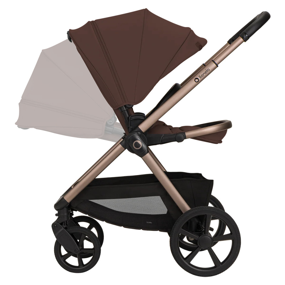 Lionelo Carmine 2в1 - детская коляска 2 в 1 • Brown Chocolate