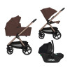Lionelo Carmine 3в1 - детская коляска 3 в 1 с автокреслом • Brown Chocolate Lionelo Carmine 3в1 - детская коляска 3 в 1 с автокреслом • Brown Chocolate