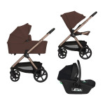 Lionelo Carmine 3в1 - детская коляска 3 в 1 с автокреслом • Brown Chocolate Lionelo Carmine 3в1 - детская коляска 3 в 1 с автокреслом • Brown Chocolate