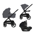 Lionelo Carmine 3в1 - детская коляска 3 в 1 с автокреслом • Grey Stone Lionelo Carmine 3в1 - детская коляска 3 в 1 с автокреслом • Grey Stone