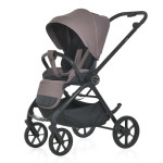 El Camino Chloe ME 1191 - прогулочная коляска с реверсивным блоком, регулируемая родительская ручка • Greige