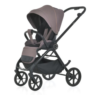 El Camino Chloe ME 1191 - прогулочная коляска с реверсивным блоком, регулируемая родительская ручка • Greige