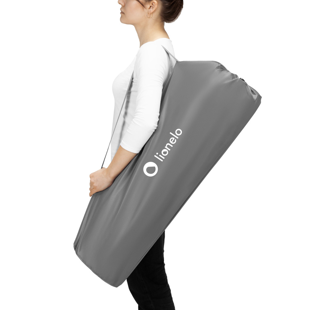 Lionelo Roel Plus - шестиугольный манеж с боковым входом и сумкой • Grey Multicolor Lionelo Roel Plus - шестиугольный манеж с боковым входом и сумкой • Grey Multicolor
