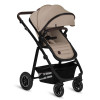 Lionelo Amber 2в1 - детская коляска 2 в 1, универсальная коляска с надувными колесами • Beige Sand