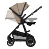 Lionelo Amber 3в1 - детская коляска 3 в 1 с автокреслом, универсальная коляска с надувными колесами • Beige Sand