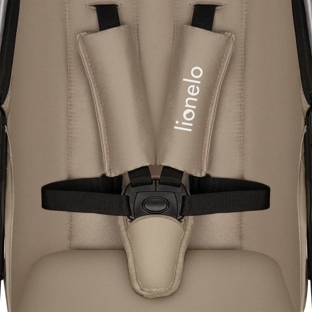 Lionelo Amber 3в1 - детская коляска 3 в 1 с автокреслом, универсальная коляска с надувными колесами • Beige Sand Lionelo Amber 3в1 - детская коляска 3 в 1 с автокреслом, универсальная коляска с надувными колесами • Beige Sand