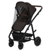 Lionelo Amber 3в1 - детская коляска 3 в 1 с автокреслом, универсальная коляска с надувными колесами • Brown Chocolate