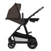 Lionelo Amber 3в1 - детская коляска 3 в 1 с автокреслом, универсальная коляска с надувными колесами • Brown Chocolate