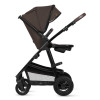 Lionelo Amber 3в1 - детская коляска 3 в 1 с автокреслом, универсальная коляска с надувными колесами • Brown Chocolate