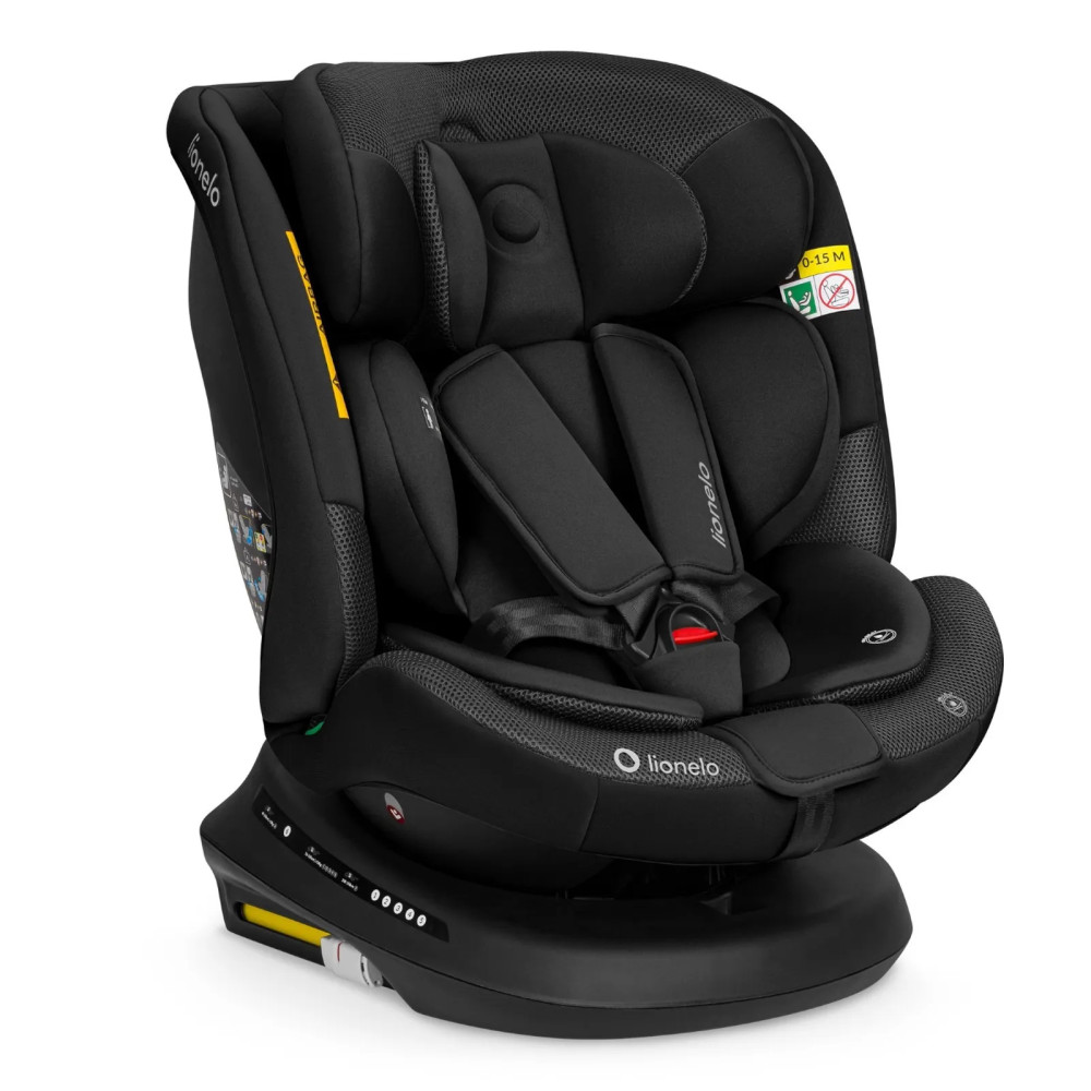 Lionelo Bastiaan Plus i-Size - поворотное автокресло для ребенка (40-150 см) • Black Carbon Lionelo Bastiaan Plus i-Size - поворотное автокресло для ребенка (40-150 см) • Black Carbon
