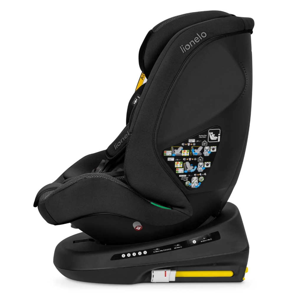 Lionelo Bastiaan Plus i-Size - поворотное автокресло для ребенка (40-150 см) • Black Carbon Lionelo Bastiaan Plus i-Size - поворотное автокресло для ребенка (40-150 см) • Black Carbon