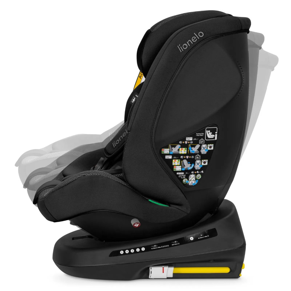 Lionelo Bastiaan Plus i-Size - поворотное автокресло для ребенка (40-150 см) • Black Carbon Lionelo Bastiaan Plus i-Size - поворотное автокресло для ребенка (40-150 см) • Black Carbon