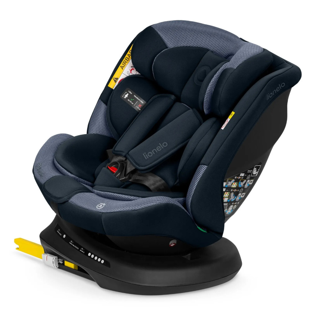 Lionelo Bastiaan Plus i-Size - поворотное автокресло для ребенка (40-150 см) • Navy Blue Lionelo Bastiaan Plus i-Size - поворотное автокресло для ребенка (40-150 см) • Navy Blue