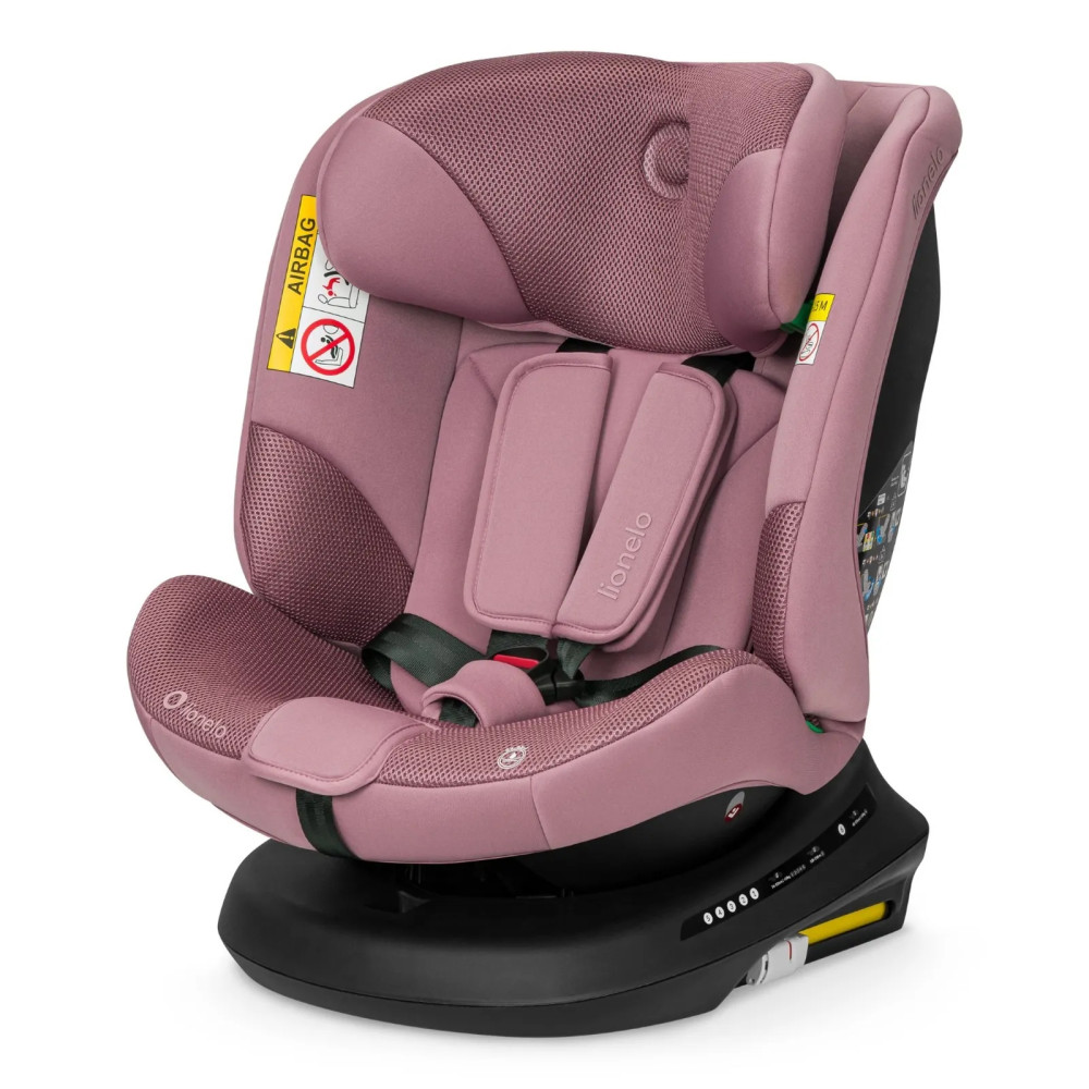 Lionelo Bastiaan Plus i-Size - поворотное автокресло для ребенка (40-150 см) • Pink Mauve Lionelo Bastiaan Plus i-Size - поворотное автокресло для ребенка (40-150 см) • Pink Mauve
