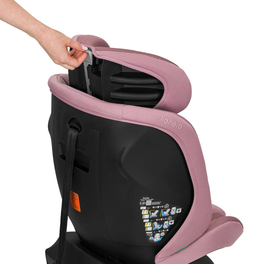 Lionelo Bastiaan Plus i-Size - поворотное автокресло для ребенка (40-150 см) • Pink Mauve Lionelo Bastiaan Plus i-Size - поворотное автокресло для ребенка (40-150 см) • Pink Mauve