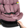 Lionelo Bastiaan Plus i-Size - поворотное автокресло для ребенка (40-150 см) • Pink Mauve