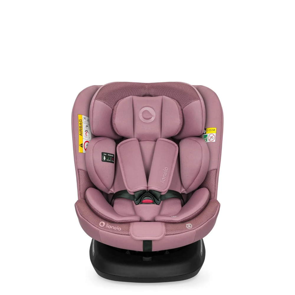 Lionelo Bastiaan Plus i-Size - поворотное автокресло для ребенка (40-150 см) • Pink Mauve Lionelo Bastiaan Plus i-Size - поворотное автокресло для ребенка (40-150 см) • Pink Mauve