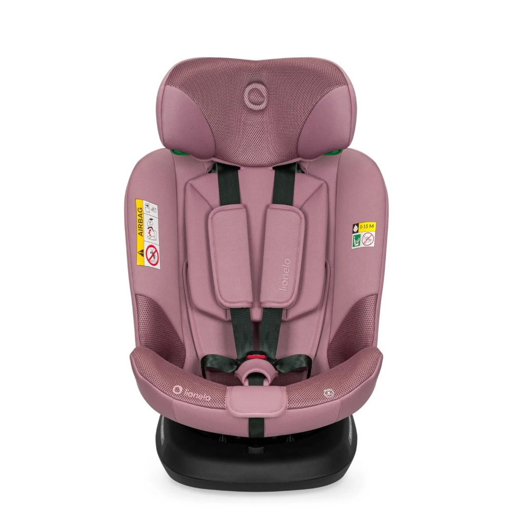 Lionelo Bastiaan Plus i-Size - поворотное автокресло для ребенка (40-150 см) • Pink Mauve Lionelo Bastiaan Plus i-Size - поворотное автокресло для ребенка (40-150 см) • Pink Mauve