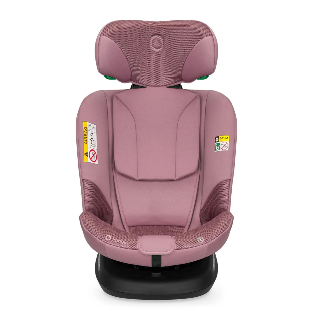 Lionelo Bastiaan Plus i-Size - поворотное автокресло для ребенка (40-150 см) • Pink Mauve Lionelo Bastiaan Plus i-Size - поворотное автокресло для ребенка (40-150 см) • Pink Mauve