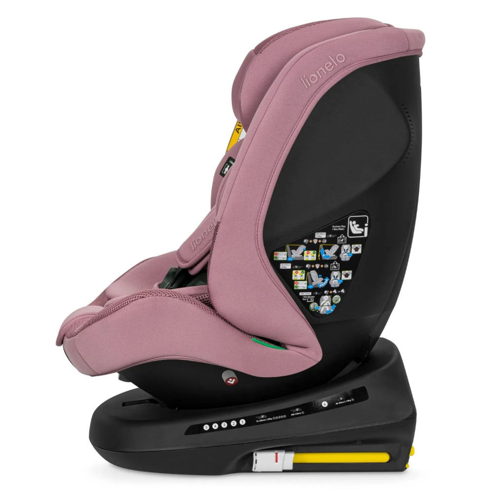 Lionelo Bastiaan Plus i-Size - поворотное автокресло для ребенка (40-150 см) • Pink Mauve Lionelo Bastiaan Plus i-Size - поворотное автокресло для ребенка (40-150 см) • Pink Mauve
