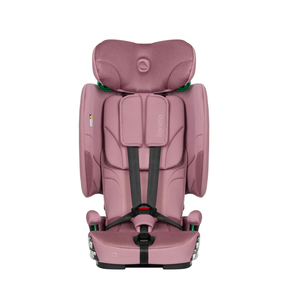 Lionelo Nelly i-Size - складное детское автокресло, крепление ISOFIX и Top Tether • Pink Mauve