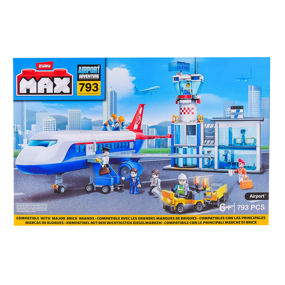 ZURU MAX City Аэропорт - конструктор, 793 детали (83167)