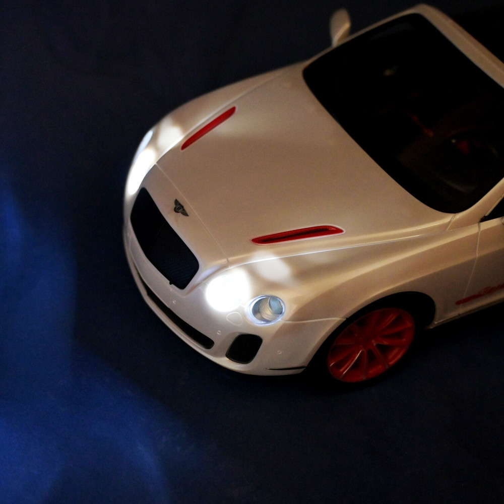 POWERMOTORS Bentley Continental Supersports 1:14 - радіокерована модель • Біла (PM1403)