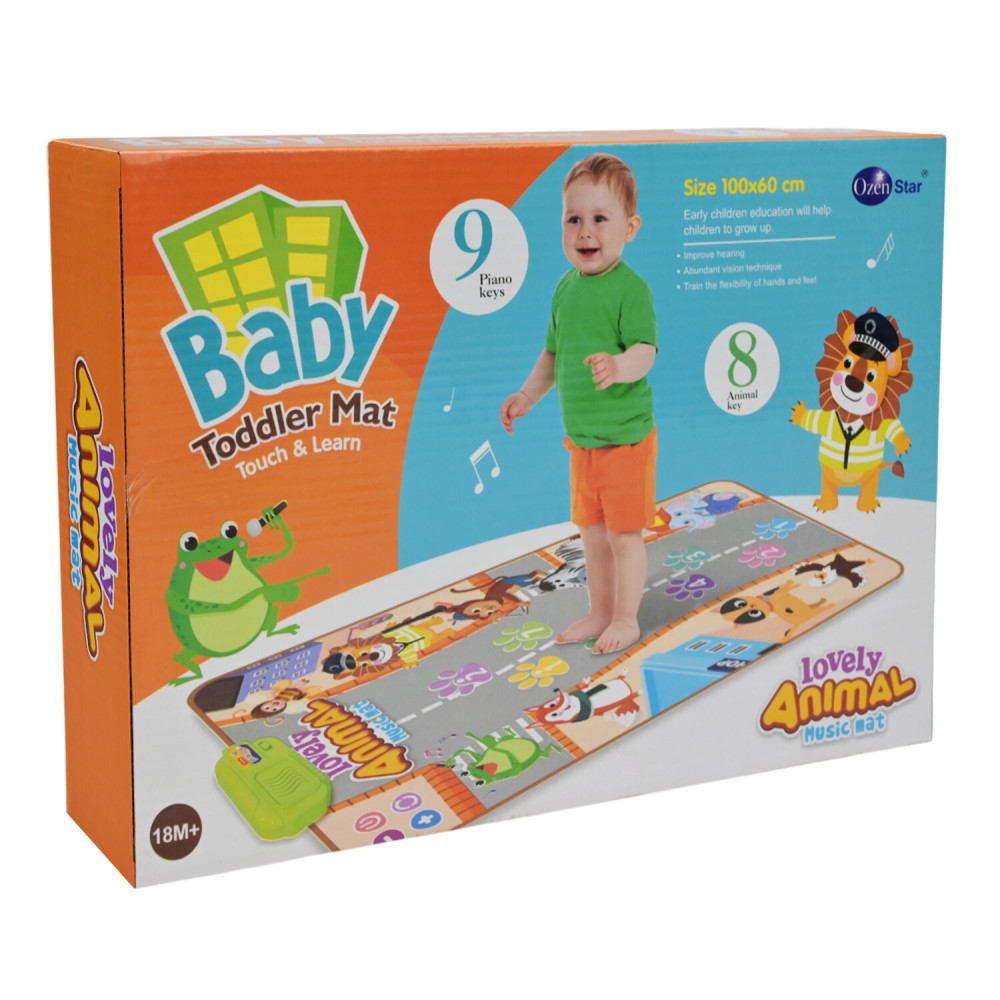 Музичний килимок Baby Toddler Mat - звуки тварин і 9 нот (757-13) Музичний килимок Baby Toddler Mat - звуки тварин і 9 нот (757-13)