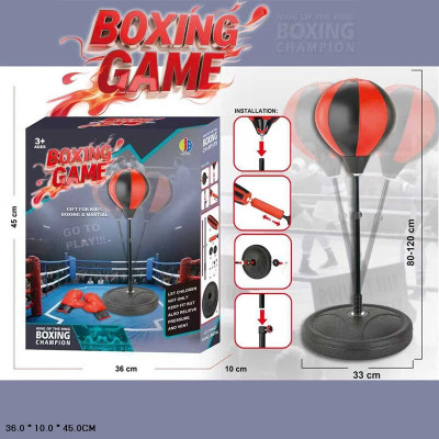 Боксерский набор Boxing Game 120 см - надувная груша на стойке (JB1006E) Боксерский набор Boxing Game 120 см - надувная груша на стойке (JB1006E)