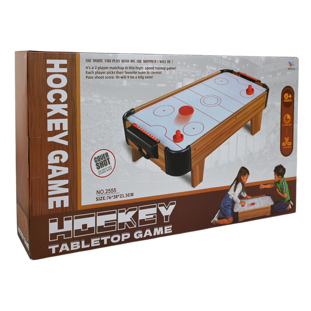 Настільний хокей Hockey Game - ігрове поле з вентилятором і двома штовхачами (2555) Настільний хокей Hockey Game - ігрове поле з вентилятором і двома штовхачами (2555)