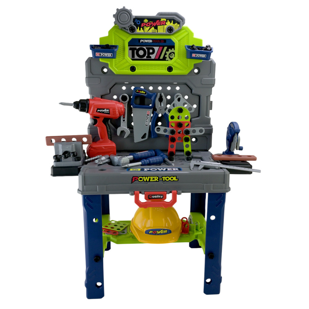 Набор инструментов Мастерская Power Tool - верстак 2 в 1 из 133 элементов (008-201)