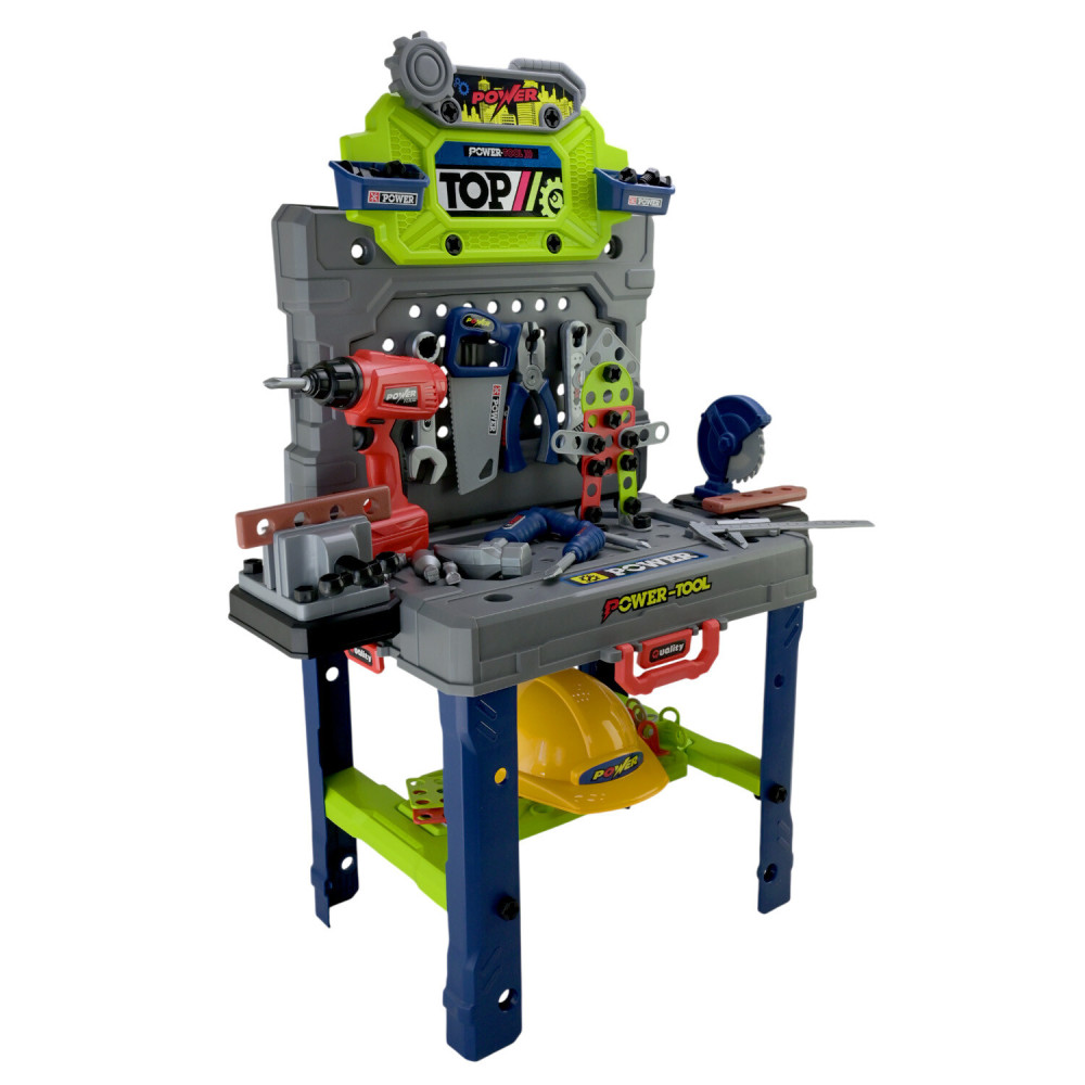 Набор инструментов Мастерская Power Tool - верстак 2 в 1 из 133 элементов (008-201)