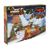 Залізниця Merry Christmas Deluxe - різдвяний потяг із 3 вагонами, світлом і звуком (1603B-1A)