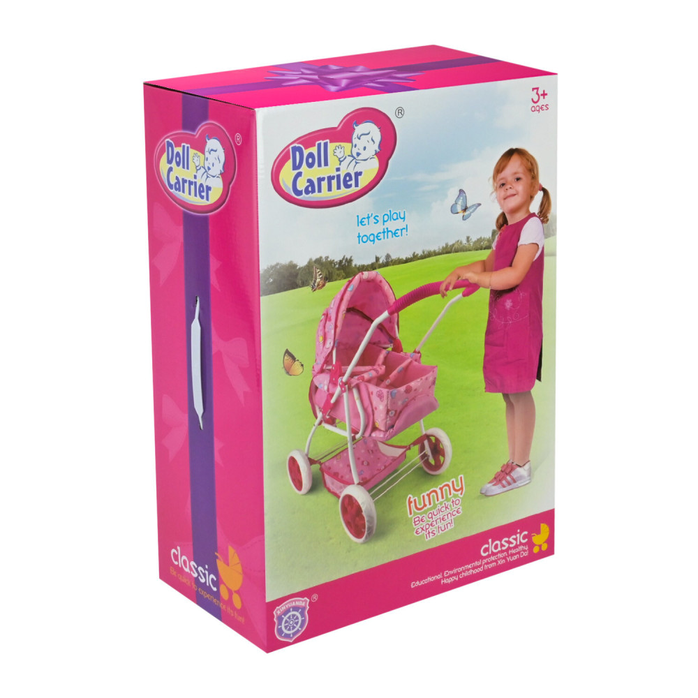 Візочок для ляльок Doll Carrier - з колискою, металева основа (95881B)