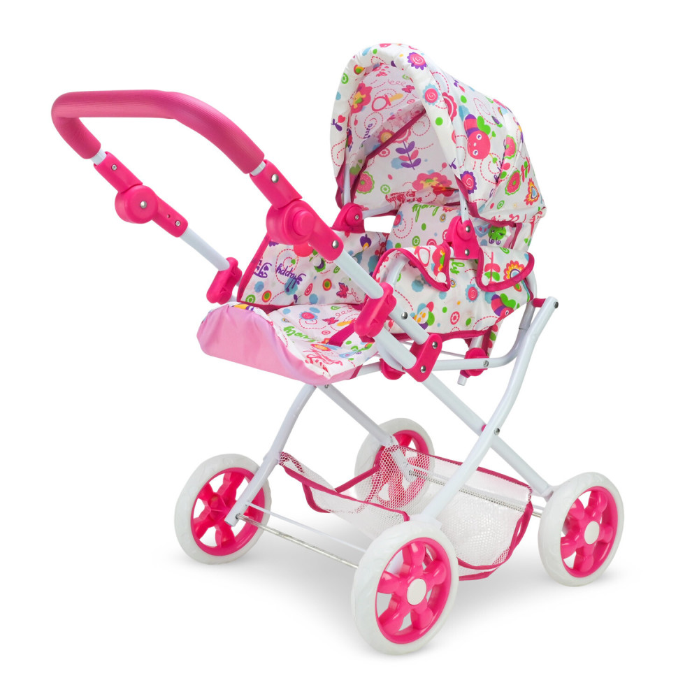 Візочок для ляльок Doll Carrier - з колискою, металева основа (95881B)