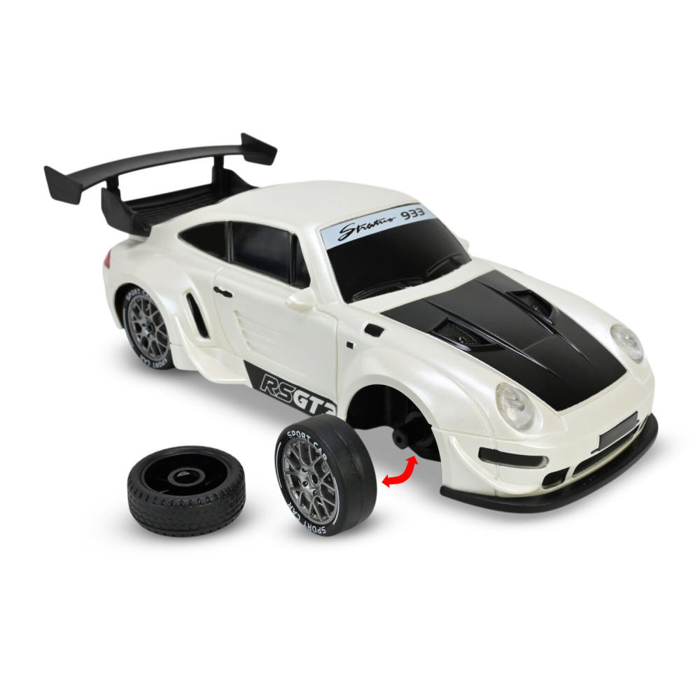 POWERMOTORS Drift Cars PM3424 - радіокерована машинка 1:20 • Білий (PM3424-1)