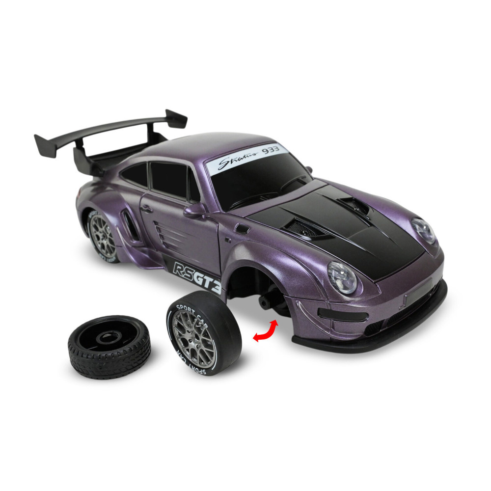 POWERMOTORS Drift Cars PM3424 - радіокерована машинка 1:20 • Фіолетовий (PM3424-3)