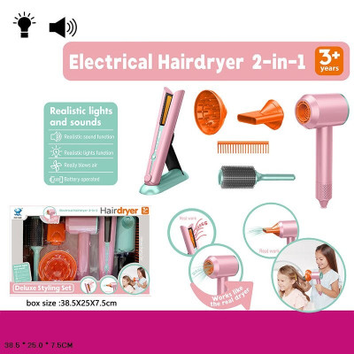 Набір перукаря Deluxe Styling Set - фен, стайлер і аксесуари для зачісок (1028)